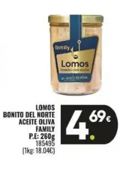Family Cash FAMILY Lomos bonito del norte aceite oliva oferta
