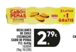 Family Cash CABO DE PEÑAS Mejillones de chile escabeche oferta