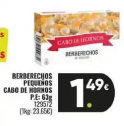 Family Cash CABO DE HORNOS Berberechos pequeños oferta