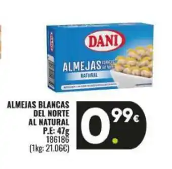 Family Cash Almejas blancas del norte al natural oferta