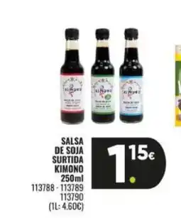 Family Cash KIMONO Salsa de soja surtida oferta
