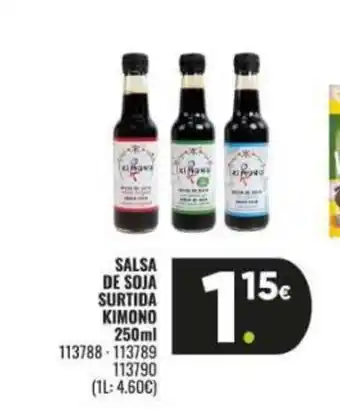 Family Cash KIMONO Salsa de soja surtida oferta