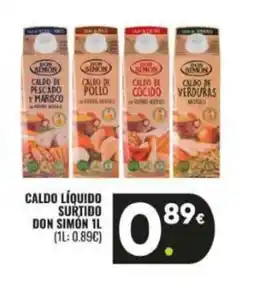 Family Cash DON SIMON Caldo líquido surtido oferta