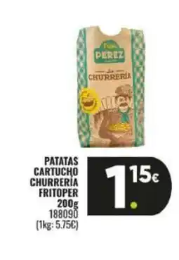 Family Cash Patatas cartucho churrería oferta