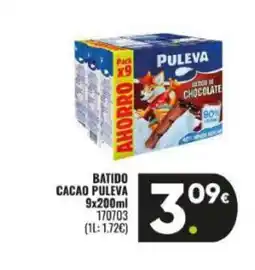 Family Cash PULEVA Batido cacao oferta