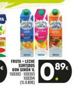 Family Cash DON SIMON Fruta + leche surtidos oferta