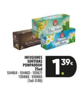 Family Cash Infusiones surtidas pompadour oferta