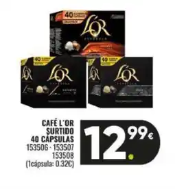 Family Cash Café l'or surtido 40 cápsulas oferta