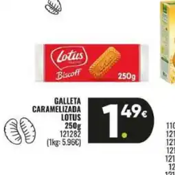 Family Cash Galleta caramelizada lotus oferta