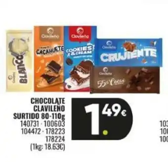 Family Cash Chocolate clavileno surtido oferta