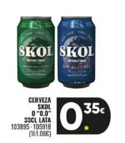 Family Cash SKOL Cerveza oferta