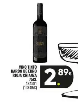 Family Cash Vino tinto barón de ebro rioja crianza oferta