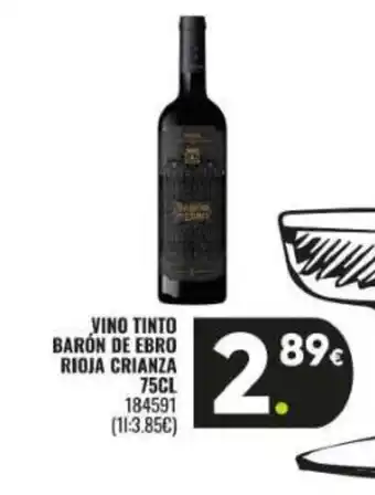 Family Cash Vino tinto barón de ebro rioja crianza oferta