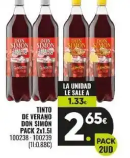 Family Cash DON SIMÓN Tinto de verano oferta
