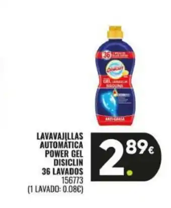 Family Cash DISICLIN Lavavajillas automática power gel oferta