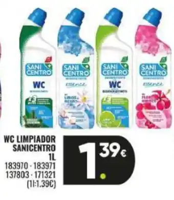 Family Cash SANICENTRO Wc limpiador oferta