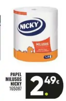 Family Cash NICKY Papel milusos oferta