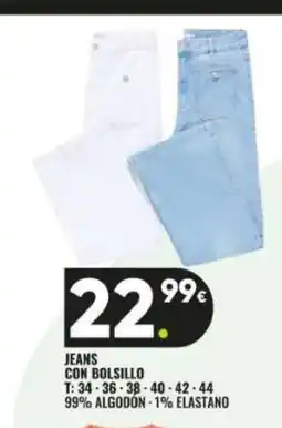 Family Cash Jeans con bolsillo oferta