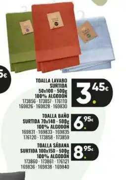 Family Cash Toalla baño oferta