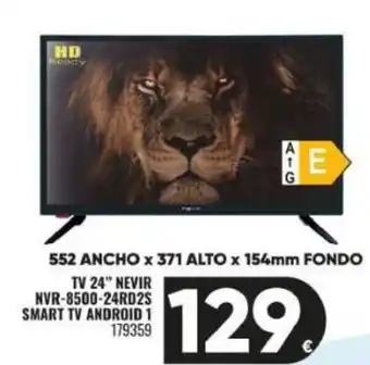Family Cash TV 24" NEVIR NVR-8500-24RD2S SMART TV ANDROID oferta
