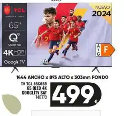 Family Cash TV TCL 65C655 65 QLED 4K GOOGLETV SAT oferta