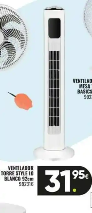 Family Cash Ventilador torre style 10 blanco oferta