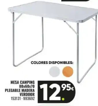 Family Cash Mesa camping plegable madera oferta