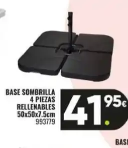 Family Cash Base sombrilla 4 piezas rellenables oferta