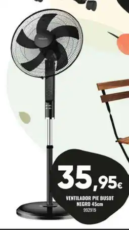 Family Cash Ventilador pie busot negro oferta