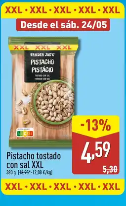 ALDI Pistacho tostado con sal XXL oferta