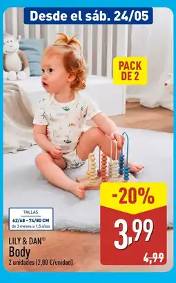 ALDI LILY & DAN Body oferta