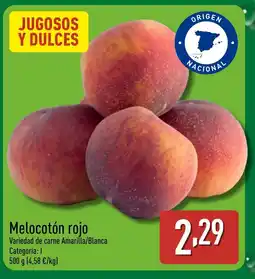 ALDI Melocotón rojo oferta