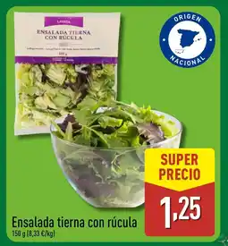 ALDI Ensalada tierna con rúcula oferta
