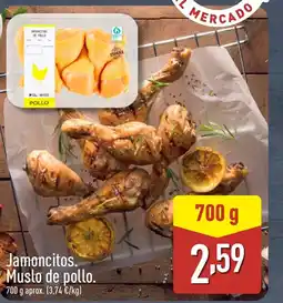ALDI Jamoncitos. Musto de pollo oferta