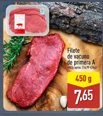 ALDI Filete de vacuno de primera oferta