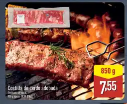 ALDI Costilla de cerdo adobada oferta