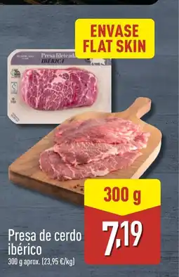 ALDI Presa de cerdo ibérico oferta