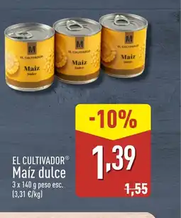 ALDI EL CULTIVADOR Maíz dulce oferta