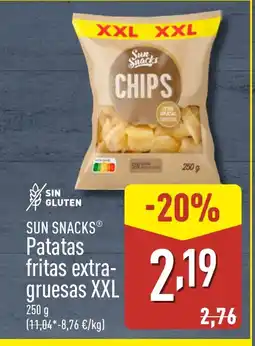 ALDI SUN SNACKS Patatas fritas extra- gruesas XXL oferta