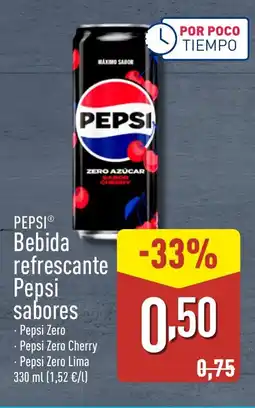 ALDI PEPSI Bebida refrescante Pepsi sabores oferta
