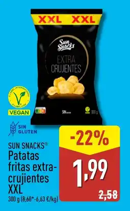 ALDI SUN SNACKS Patatas fritas extra- crujientes XXL oferta