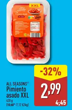 ALDI ALL SEASONS Pimiento asado XXL oferta
