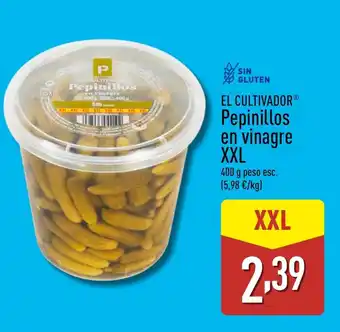 ALDI EL CULTIVADOR Pepinillos en vinagre XXL oferta