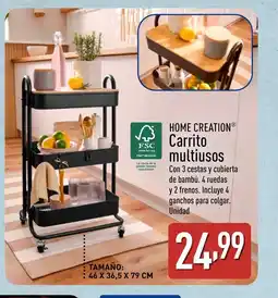 ALDI HOME CREATION Carrito multiusos oferta