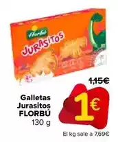 Carrefour Florbú - galletas jurasitos oferta