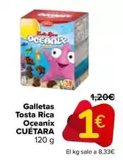 Carrefour Cuétara - galletas tosta rica oceanix oferta