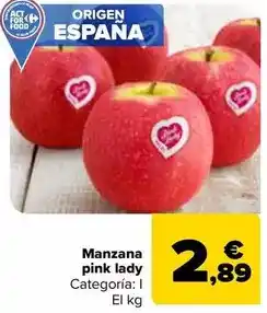 Carrefour Manzana pink lady oferta