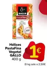 Carrefour Gallo - hélices pastafina vegetal oferta