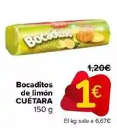 Carrefour Cuétara - bocaditos de limón oferta