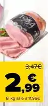 Carrefour El pozo - jamón cocido o pechuga de pavo bienstar o 1954 oferta
